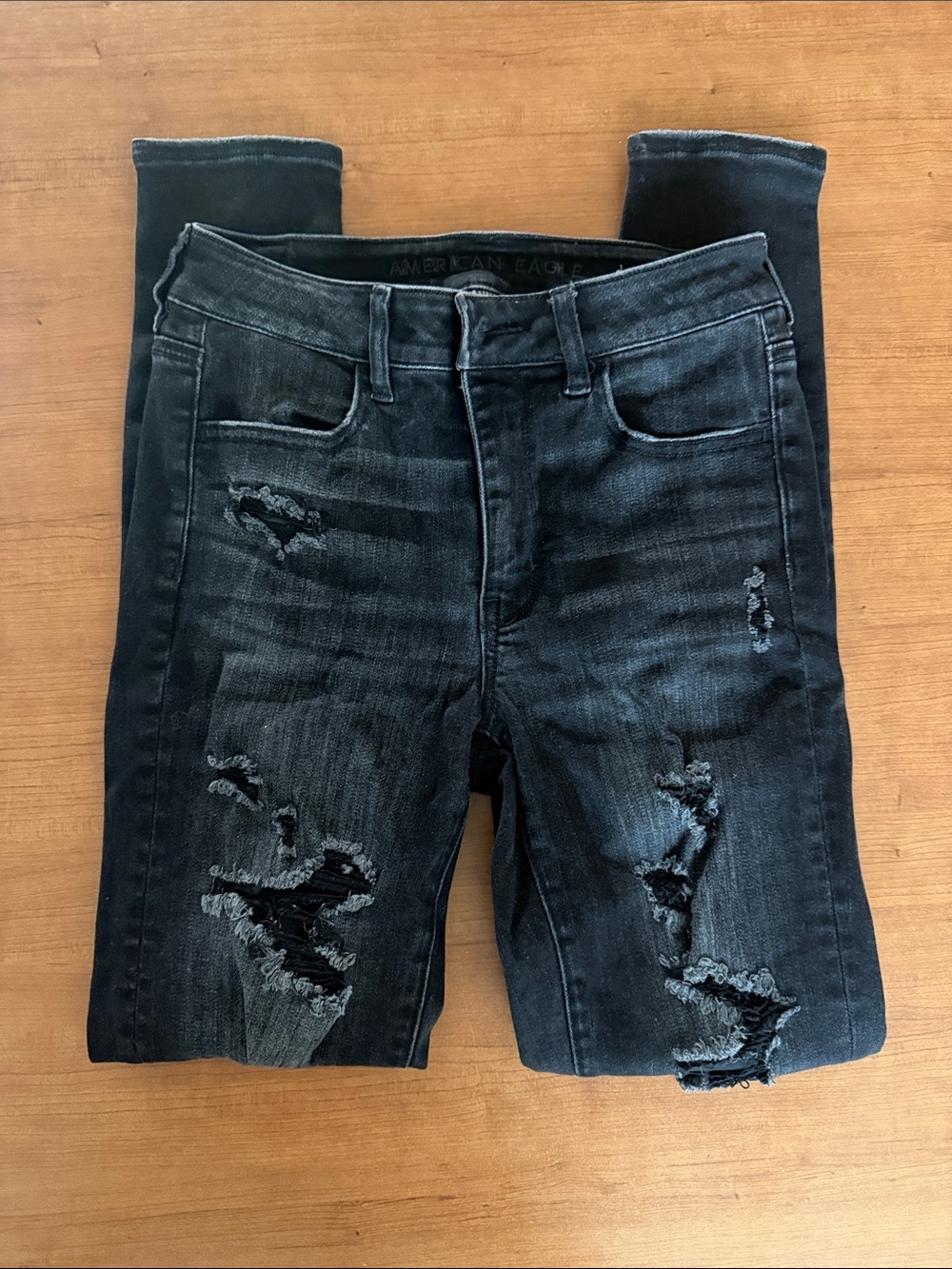 American Eagle Ultra Distressed Skinny Jeans